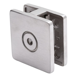 Držiak skla 8-10 mm 60x60x28 mm AISI 304. plochý systém, satén