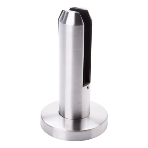 Zvislý držiak skla 12-17,52 mm spigot fi 48 mm H=182 mm AISI 304 satén