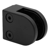 Držiak skla 6-10,76 mm 50x40x26 mm pin zamak lakovaný systém plochý čierny