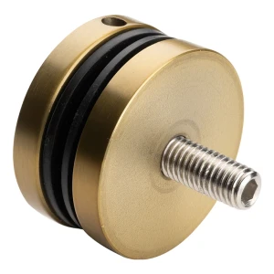 Bodové uchytenie sklo fi 50/8/M10x50 AISI304 8-17,52mm zlaté