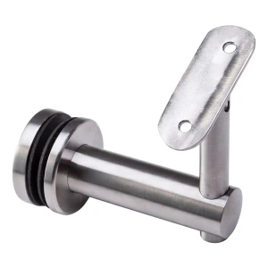 Uchytenie zábradlia k sklu 10,76-25,52mm fi 50mm AISI304 systém 42,4 satén