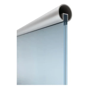 Kozza madlo hliníkové okrúhle Ø40 mm pre sklenené zábradlie – sklo 12–13,52 mm, 5 m