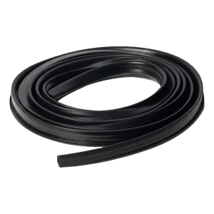 Kozza – tesnenie EPDM na hliníkový úchyt na sklo 16–17,52 mm, 5 m, čierne