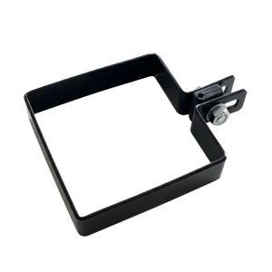 Koncová objímka na plotové panely 100x100 mm čierna