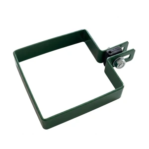 Koncová objímka na plotové panely 100x100 mm zelená