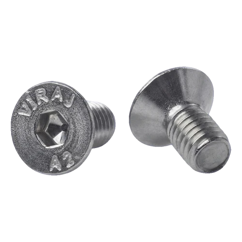Skrutka s kužeľovou hlavou M6x12 mm A2 DIN 7991 – šesťhranná jamka, nehrdzavejúca oceľ 000-814 (1)