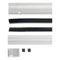 Kozza KB5000 – kompletný francúzsky balkón hliníkový H1100 mm, plochý systém, matná anoda 000-850 (6)