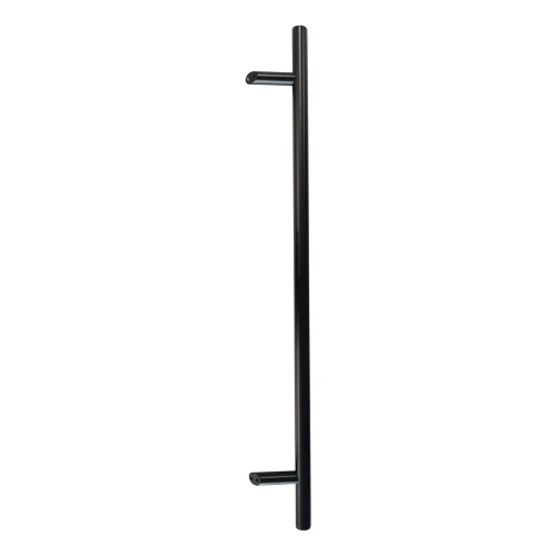 PSG dverová rukoväť jednostranná okrúhla čierna 32×1200 mm AISI 304 – upevnenie 45° 000-721 (1)