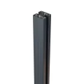 Rohový stĺpik zábradlia 45x45x1283mm sklo 8,72mm tmavošedý Kozza KR7500 000-890 (4)