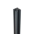 Rohový stĺpik zábradlia 45x45x1283mm sklo 8,72mm tmavošedý Kozza KR7500 000-890 (5)