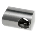 PSG priechodný držiak pre tyč fi 12 mm – upevnenie na rúru 42,4 mm, AISI 304 lesk 000-901 (1)