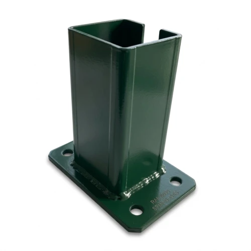 Základňa pre oplotový stĺp 80x80 mm 8 mm zelená 000-787 (1)