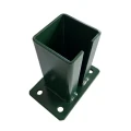Základňa pre oplotový stĺp 80x80 mm 8 mm zelená 000-787 (2)