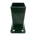 Základňa pre oplotový stĺp 80x80 mm 8 mm zelená 000-787 (3)