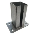 Základňa pre plotový stĺpik 80x80 mm 8 mm pozink 000-785 (2)