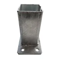 Základňa pre plotový stĺpik 80x80 mm 8 mm pozink 000-785 (3)