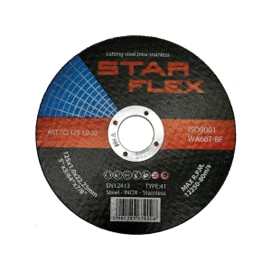 Star Flex – rezný kotúč na oceľ a INOX 125×1,0 mm WA60T-BF typ 41