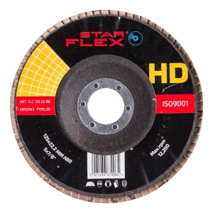 Star Flex HD – keramický lamelový kotúč 125 mm T29 zrnitosť 80