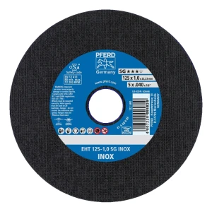 PFERD EHT 125-1.0 SG INOX – rezný kotúč na oceľ a nerezovú oceľ 125 × 1,0 mm balenie 25 kusov