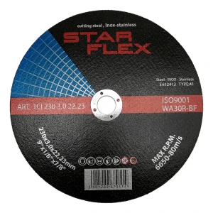 Starflex rezací kotúč na oceľ a INOX 230 × 3,0 mm typ 41