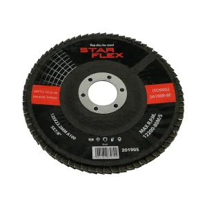 Starflex lamelový kotúč T29 125 mm na oceľ – zrnitosť 100