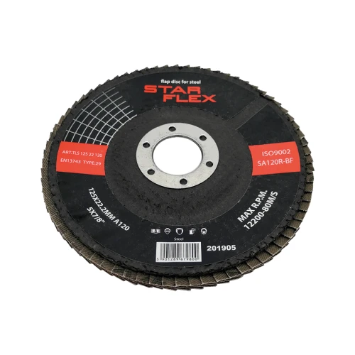 StarFlex lamelový kotúč na oceľ T29 125 mm – zrnitosť 120 000-971 (1)