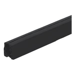 Gumové tesnenie na nasadzovaný držiak na sklo 8–11 mm, 24×24 mm, čierne