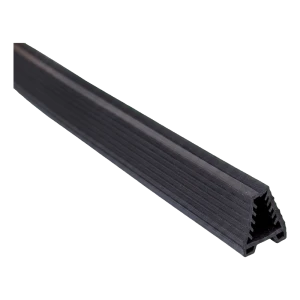 Tesnenie pre sklenené zábradlie s hrúbkou skla 16–17,5 mm, profil 24x24 mm, dĺžka 5 m