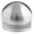 Kozza elipsoidálna záslepka zatlačovaná do rúry zábradlia 42,4 mm – oceľ AISI 304 satén 001-095 (1)
