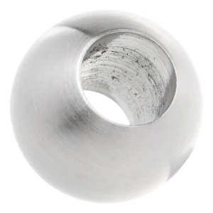 Priechodná guľa pre zábradlia fi 25 mm / otvor 12 mm, nerezová oceľ AISI 304 satinovaná