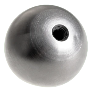 Guľa zábradlová skrutkovaná plná fi 20 mm, závit M6, nerezová oceľ satén