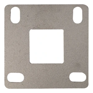 Základňa stĺpika zábradlia na zváranie 100x100 mm – systém 40x40, nerezová oceľ AISI 304