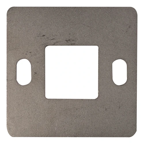 Základňa stĺpa zábradlia na zváranie 100×100 mm – nerezová oceľ AISI 304, systém 40×40 001-162 (1)