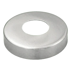 Krycia rozeta na rúru fi 42,4 mm – maskovnica na zábradlie z nehrdzavejúcej ocele 105 mm lesk