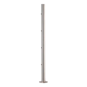 PINOX – stredný zábradlový stĺpik neozbrojený fi 42,4 × 881 mm, nerezová oceľ satén