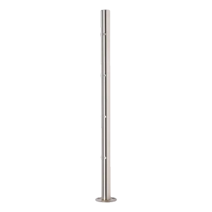 PINOX – rohový stĺpik zábradlia fi 42,4 mm nevyzbrojený AISI 304 satén