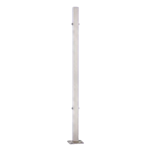 PINOX stredný zábradlový stĺpik 40x40 mm h981 mm nerezová oceľ satén