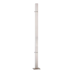 PINOX rohový stĺpik zábradlia 40x40x981 mm nerezová oceľ AISI 304 satén