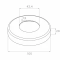 PSG rohový zábradlový stĺpik z nerezovej ocele AISI 304 ø42,4 mm H1060 mm s držiakmi na rúrky ø12 mm 001-206 (6)