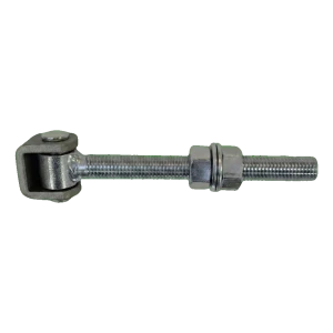 Záves regulovateľný brankový priskrutkovaný M18 oceľový – dlhý L180 mm